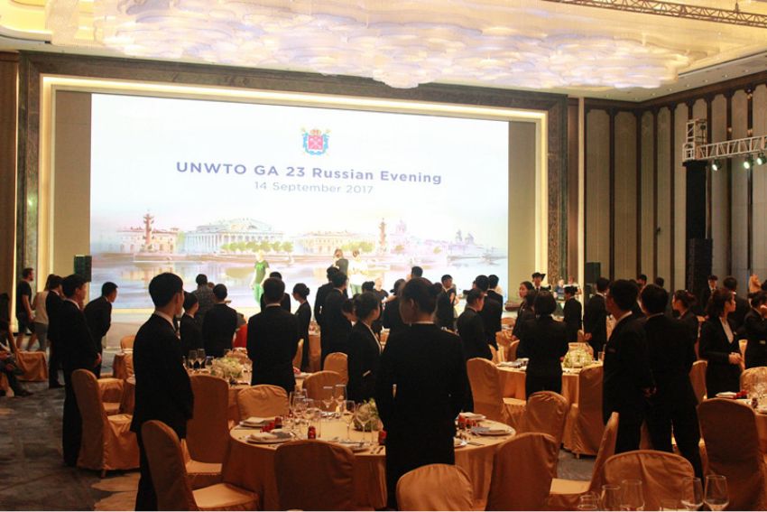 September 18, 2017Students from the Department of the Financial Management of Yinxing Attend the 22nd UNWTO Plenary Session.jpg